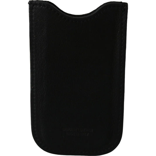 John Galliano Black Leather Multifunctional Men ID Bill Card Holder Wallet VAS8846