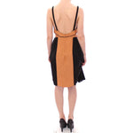 FILOS Black Bronze Silk Sleeveless Above Sheath Dress GSS10135-1