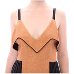 FILOS Black Bronze Silk Sleeveless Above Sheath Dress GSS10135-1