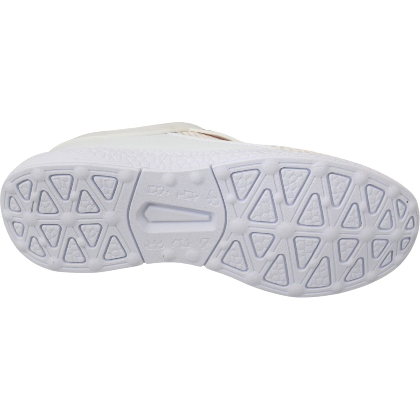 Philipp Plein White Pink Polyester Becky Sneakers Shoes WOMAN SNEAKERS