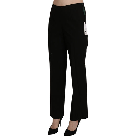 BENCIVENGA Black High Waist Straight Dress Trouser Pant PAN71372-42