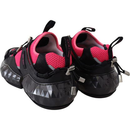 Jimmy Choo Diamond Black Pink Sneakers