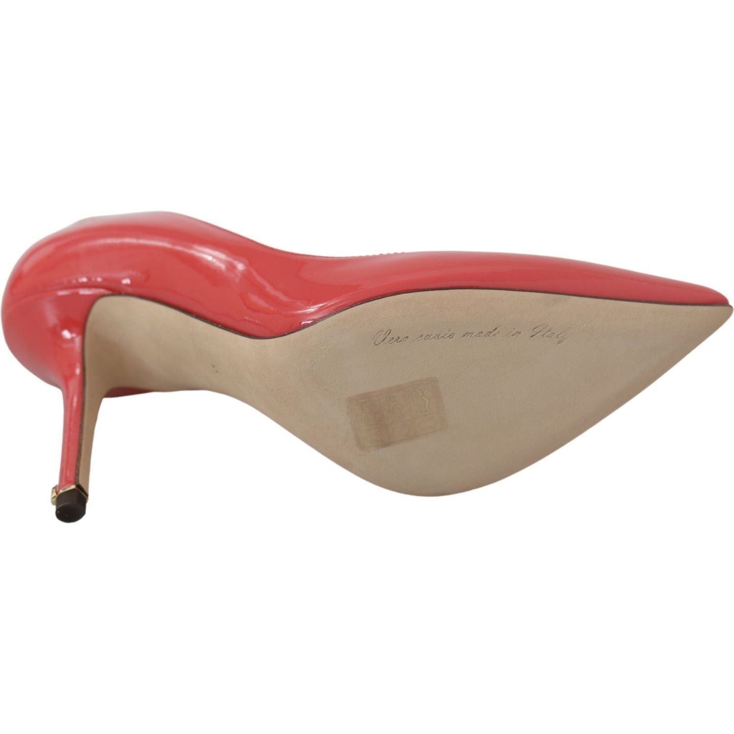 Dolce & Gabbana Dark Pink Patent Leather Heels Pumps