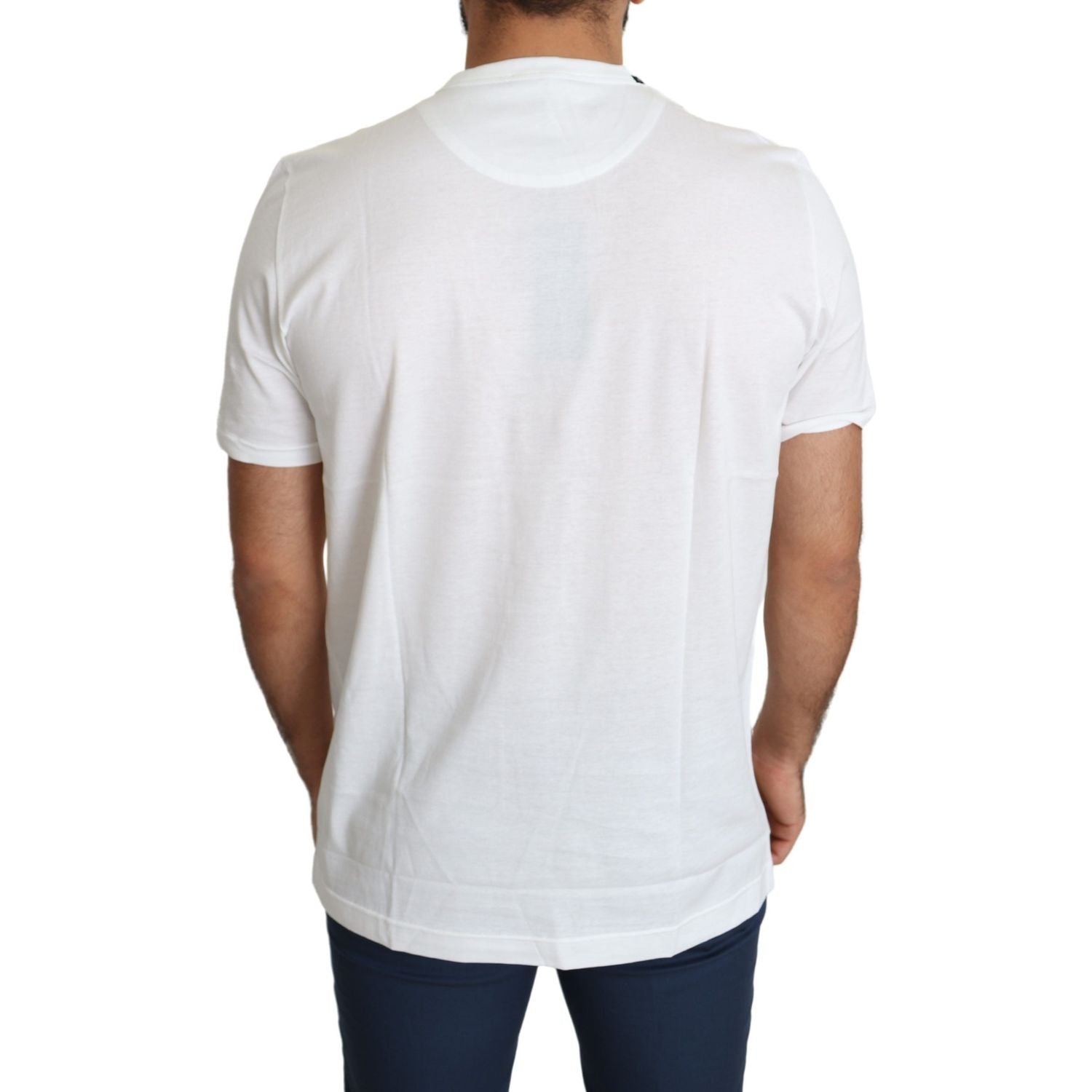 تي شيرت Dolce &amp; Gabbana بطبعة قلب رومانسية ورقبة دائرية