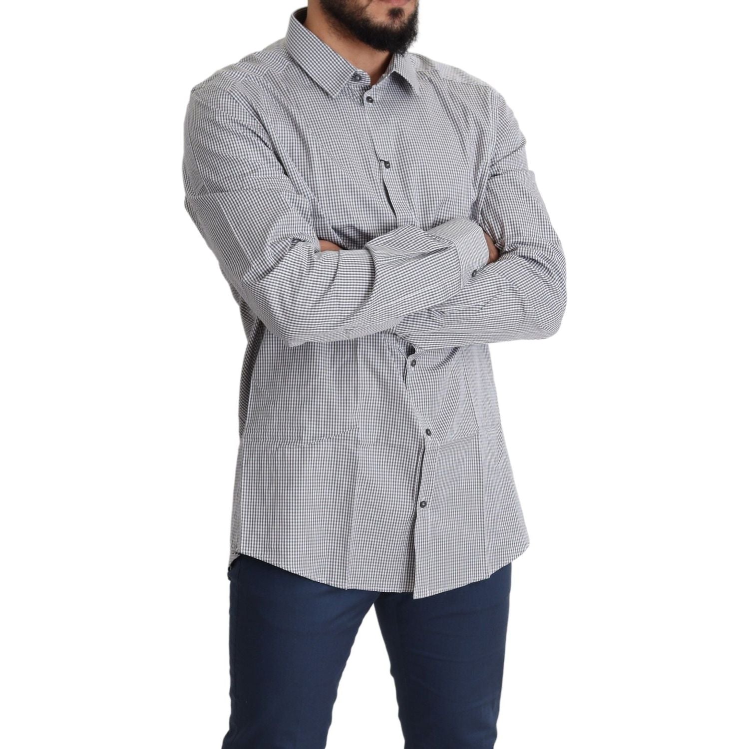 قميص دولتشي آند غابانا من القطن بقصّة Slim Fit