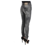 John Galliano Gray Wash Cotton Blend Slim Fit Denim Jeans Pants SIG30163-24