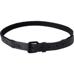 Ermanno Scervino Black Leather Logo Buckle Waist BEL8135-95
