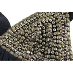 Anaikka Navy Blue Studs Embellished Top Blouse GSS10740-1