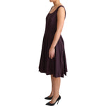 Dolce & Gabbana Red Blue Polka Cotton A-Line Gown Dress DR2762-42
