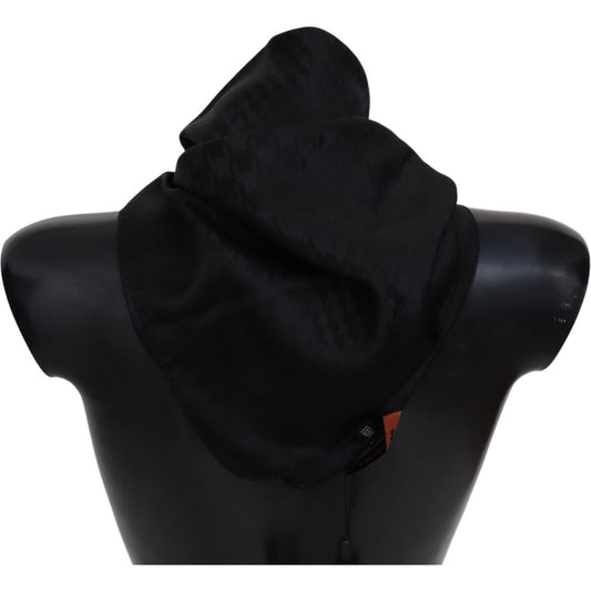 Missoni Black Wool Knit Unisex Neck Wrap Shawl Scarf BGMS2116
