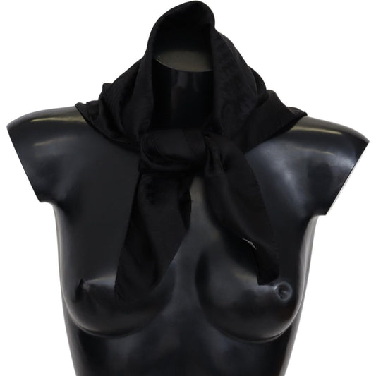 Missoni Black Wool Knit Unisex Neck Wrap Shawl Scarf BGMS2116