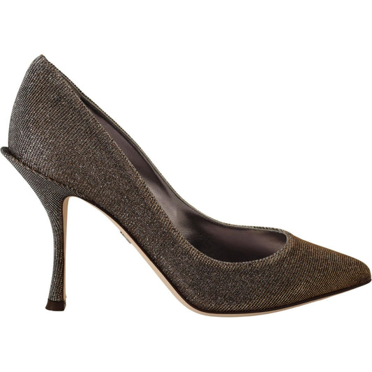 Dolce & Gabbana Dolce & Gabbana Elegant Silver Heels Pumps Classic LA9026-35.5 1728,20% Spandex,35% Polystyrene,67345645728,Dolce & Gabbana,EU35.5/US5,Material: 45% Cotton,New with tags,Pumps - Women - Shoes,Shoes,Silver,Women,Women - Shoes