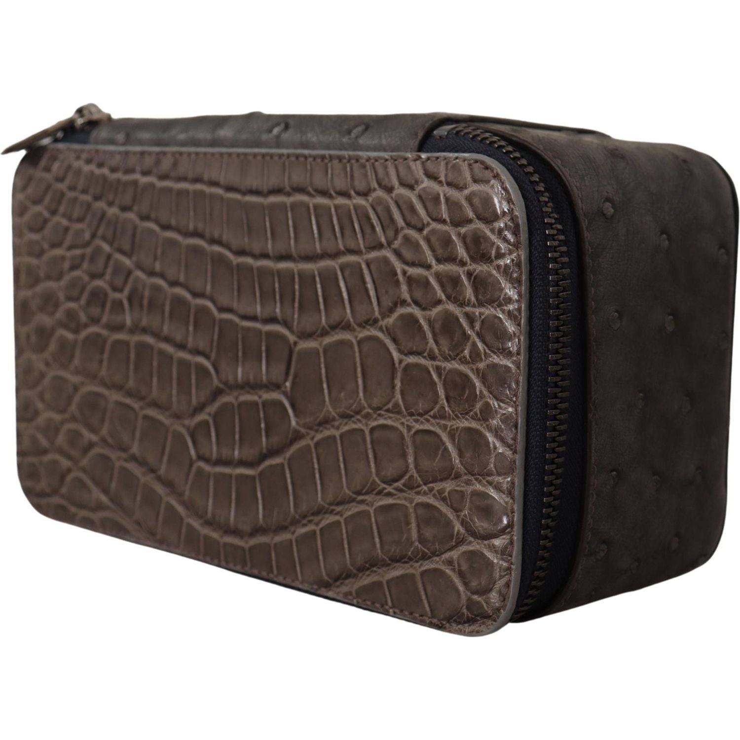 حقيبة مستحضرات التجميل دولتشي آند غابانا من الجلد الاستوائي الرائع