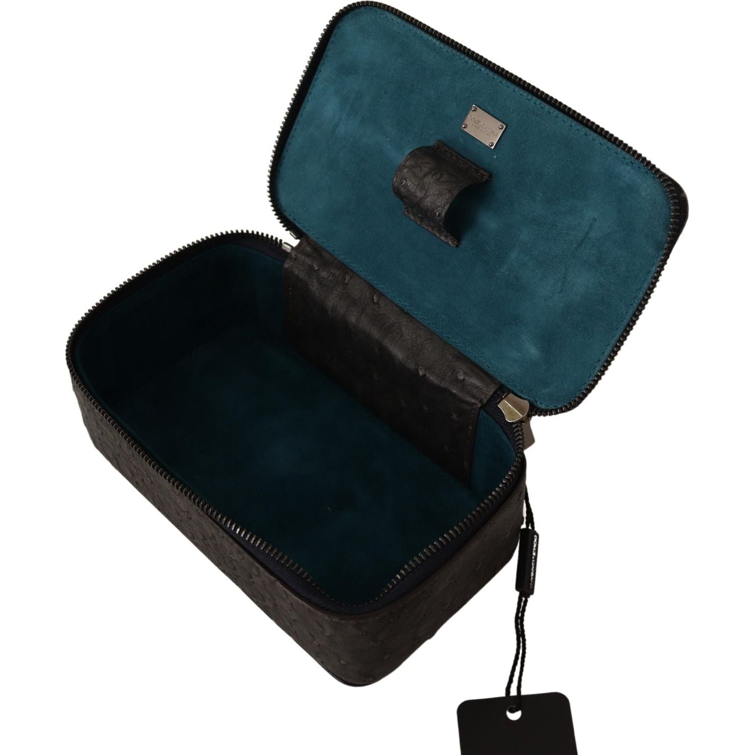 حقيبة مستحضرات التجميل دولتشي آند غابانا من الجلد الاستوائي الرائع