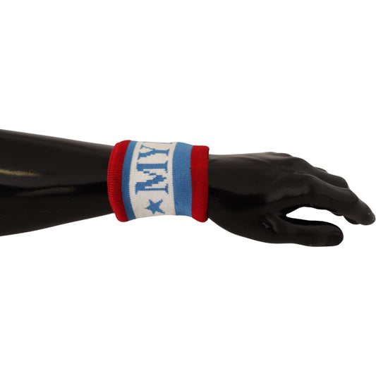 Dolce & Gabbana Multicolor King Of My Life Cashmere Wristband LB3044