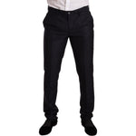 Dolce & Gabbana Blue Pattern MARTINI SLIM FIT 2 Piece Suit KOS1887-46
