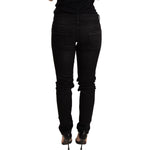 Acht Black Low Waist Skinny Denim Trouser PAN71245 -26