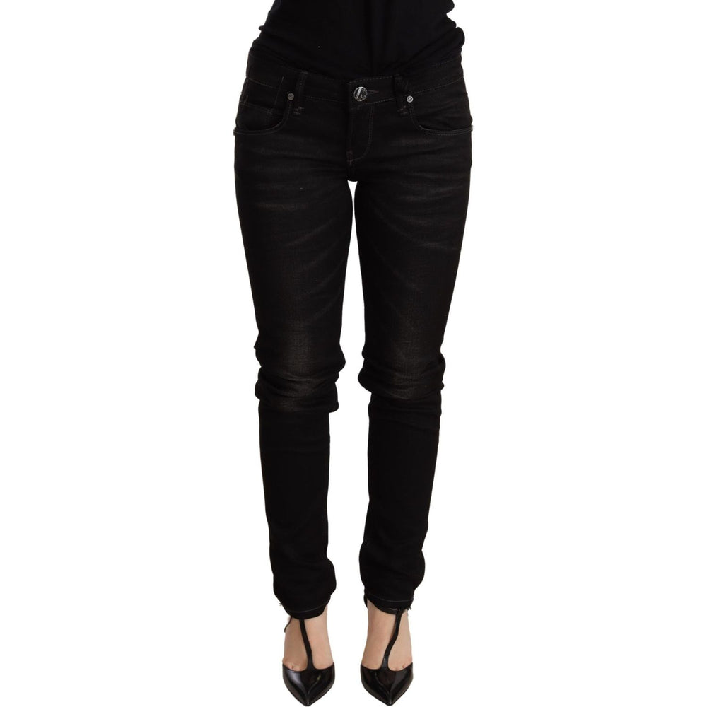 Acht Black Low Waist Skinny Denim Trouser PAN71245 -26