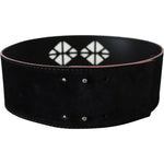 Costume National Black Leather Wide Waist Studded Women Belt BEL61066- 85
