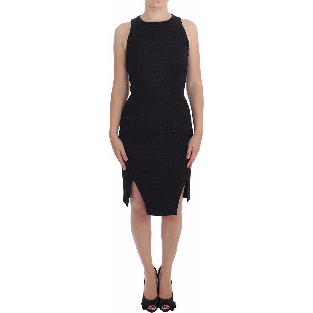 DAIZY SHELY Black Sheath Party Evening Knee Length Dress SIG17261- 40