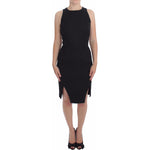DAIZY SHELY Black Sheath Party Evening Knee Length Dress SIG17261- 40