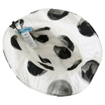 Dolce & Gabbana White Cotton Big Polka Dot Pattern Bucket Hat WOMAN HATS