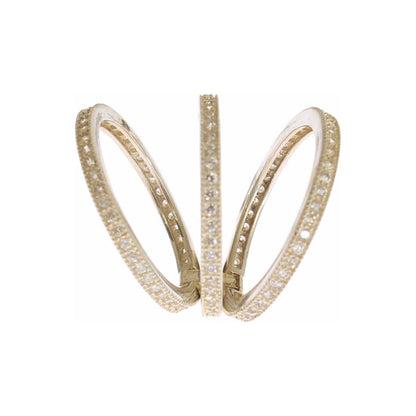 Nialaya Silver Womens Clear CZ 925 Sterling Ring