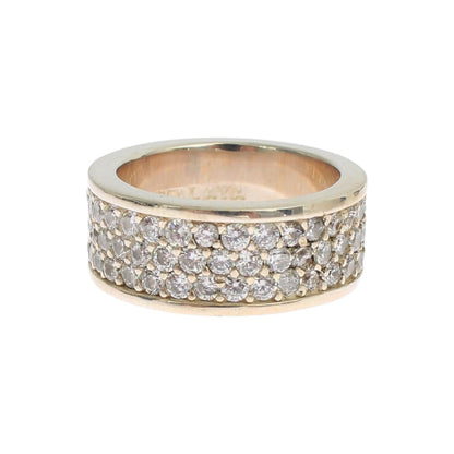 Nialaya Silver Womens CZ 925 Sterling Ring