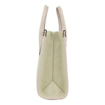 Michael Kors Mirella Small Powder Blush Canvas Shopper Crossbody Handbag Purse 94274