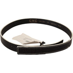 Costume National Black White Leather Fashion Waist Belt BEL61035 -85