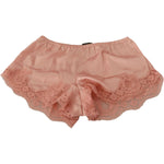 Dolce & Gabbana Pink Floral Lace Lingerie Underwear LB3045-4