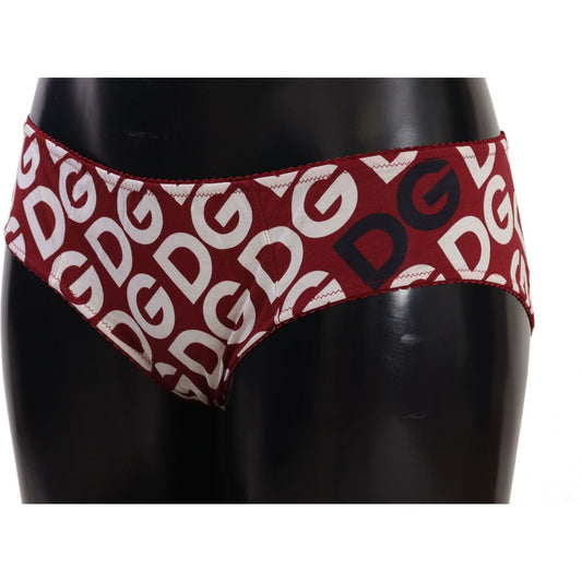 Dolce & Gabbana Multicolor DG Logo Print Slip Bottom Underwear BIK1503 -IT1