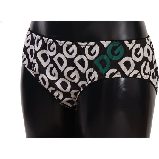 Dolce & Gabbana Multicolor DG Logo Print Slip Bottom Underwear BIK1522#2- IT4