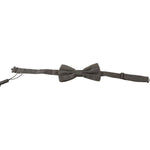 Dolce & Gabbana Multicolor Patterned Adjustable Neck Papillon Bow Tie Necktie