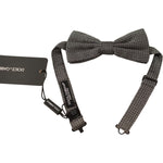 Dolce & Gabbana Multicolor Patterned Adjustable Neck Papillon Bow Tie Necktie
