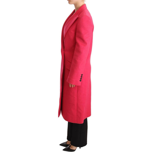 Dolce & Gabbana Pink Double Breasted Trenchcoat Jacket JKT3002-38