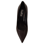 Sofia Brown Patent Leather Stiletto Heels Pumps Shoes LA9384 - 39