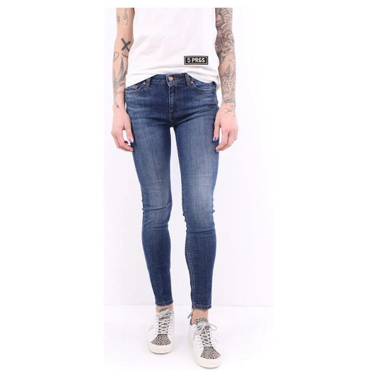 Don The Fuller Blue Cotton Women Jeans DO-6917-31