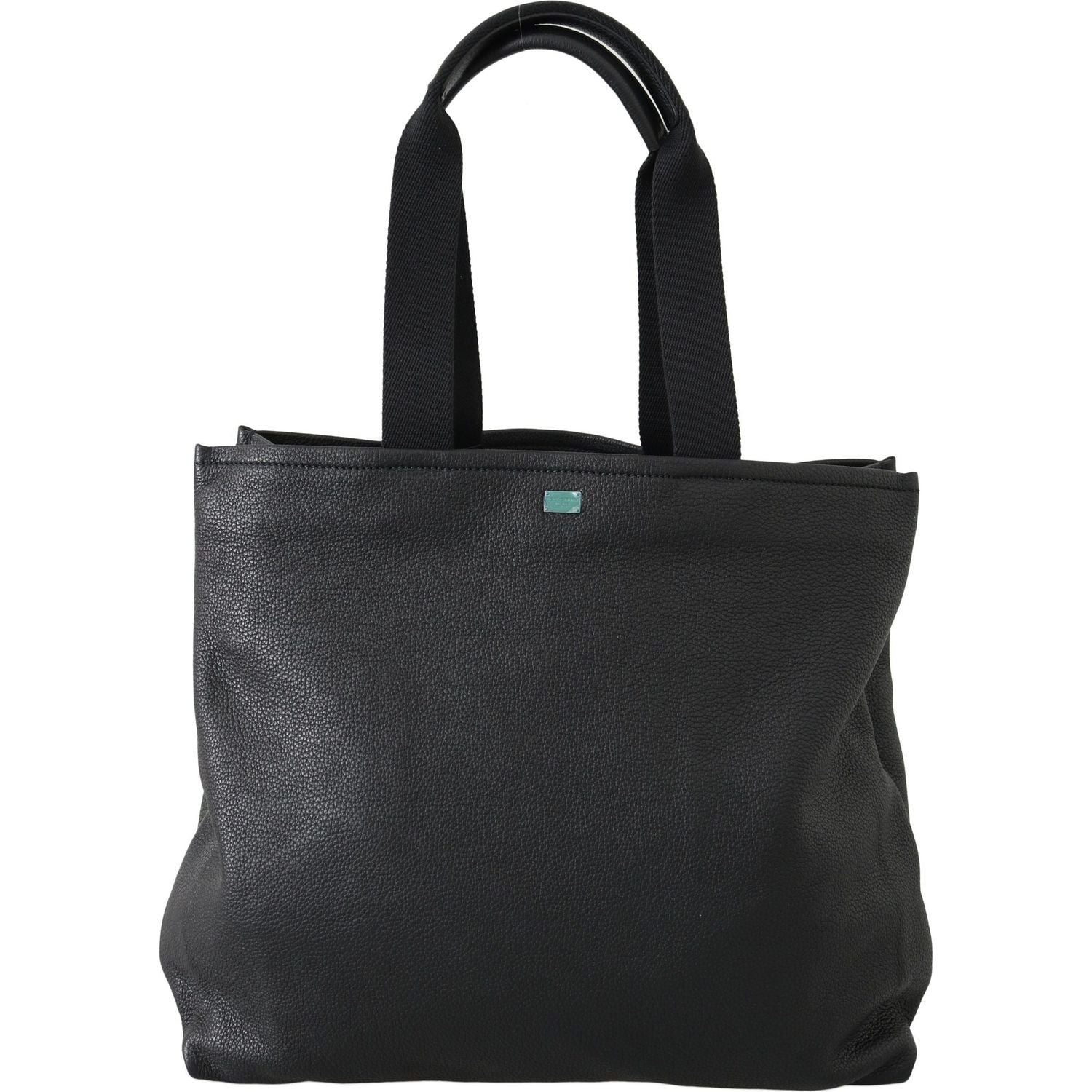 Dolce & Gabbana Black Leather Travel Shopping Gym #DGFAMILY Tote Bag