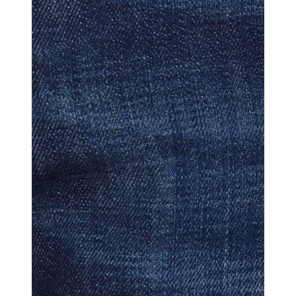 Bikkembergs Dark Blue Cotton Men Jeans