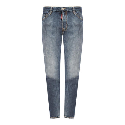 Dsquared² Blue Cotton Men Jeans