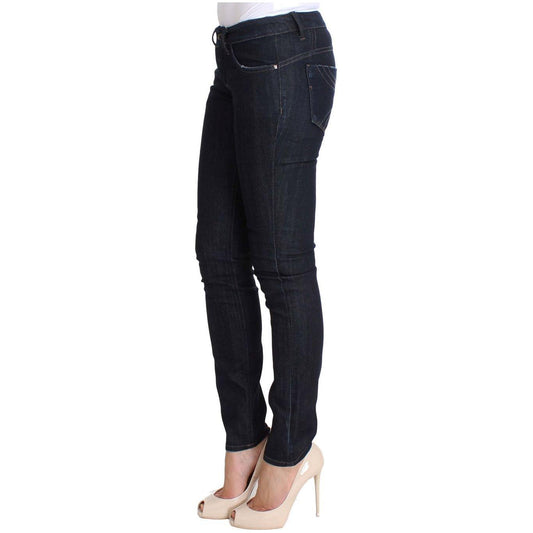 Costume National Blue Cotton Stretch Slim Fit Jeans SIG30216-1