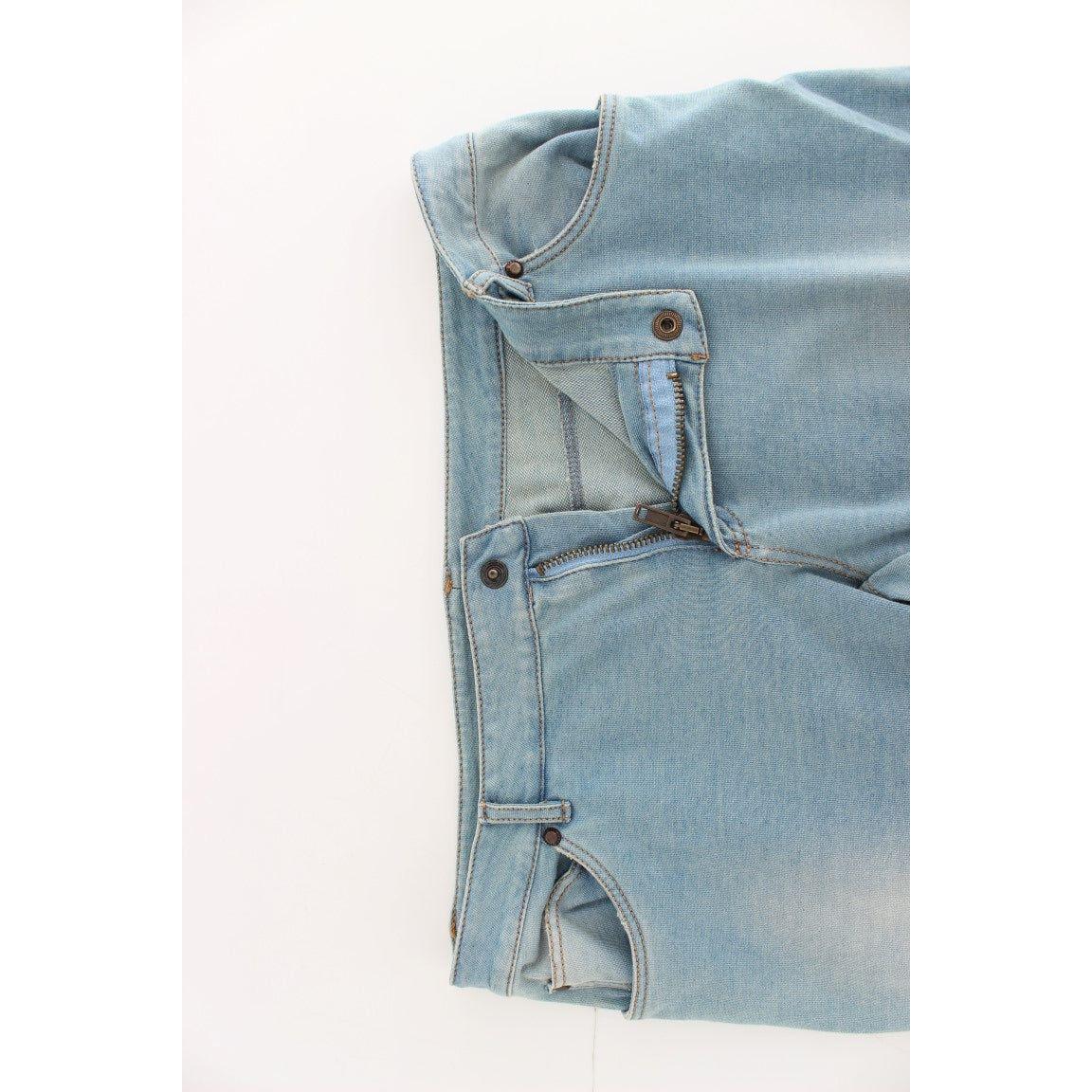 Ermanno Scervino Blue Capri Pants Cropped Jeans SIG12455-2