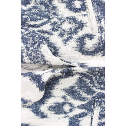 Christian Pellizzari Blue White Blazer Suit Jacket