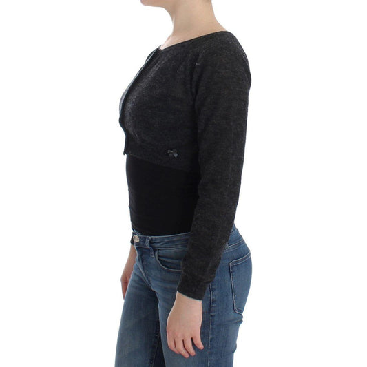 Ermanno Scervino Gray Knit Wool Cardigan Sweater SIG12566-2