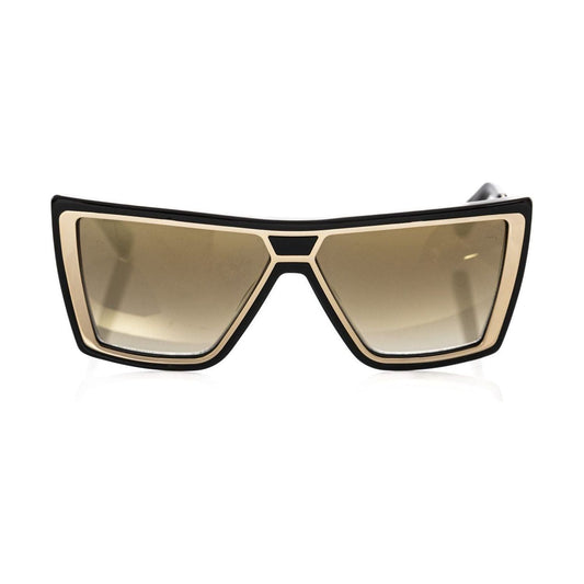 Frankie Morello Black Acetate Women's Sunglass FR-22069