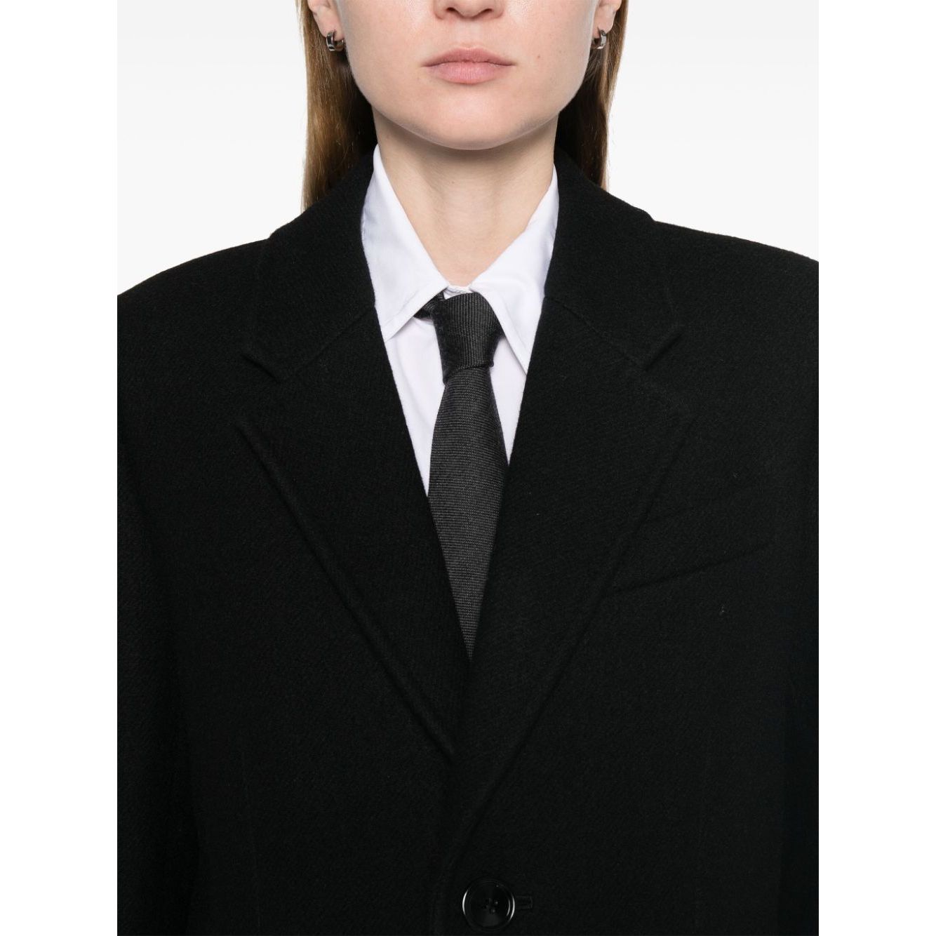 معاطف أمي باريس باللون الأسود