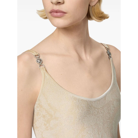 Versace Barocco jacquard flared mini dress 10156651A100041KD70