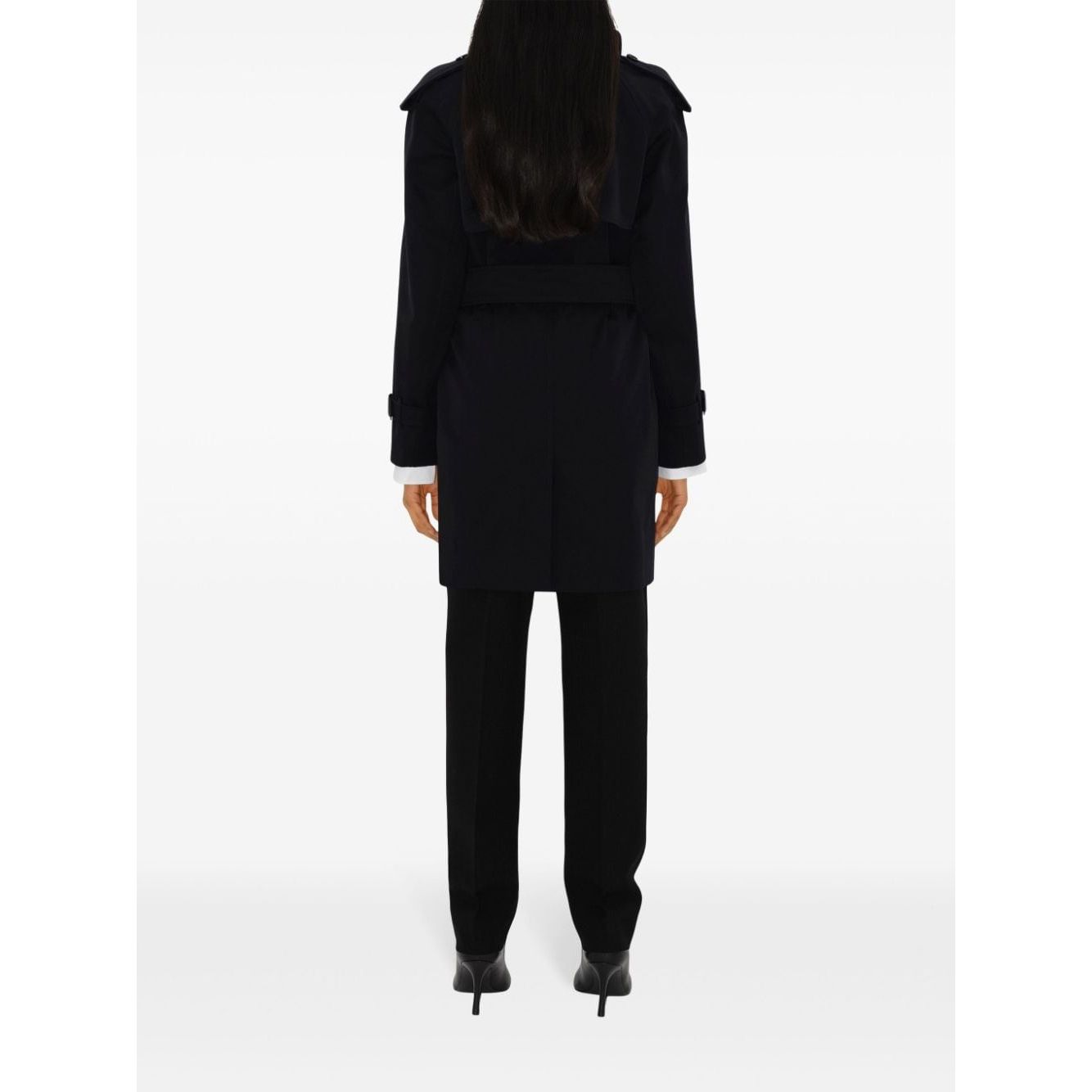 Burberry detachable-collar trench coat