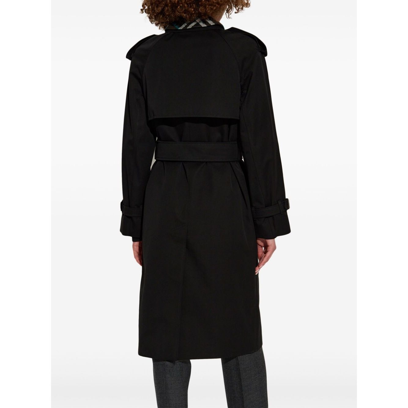 Burberry detachable-collar trench coat